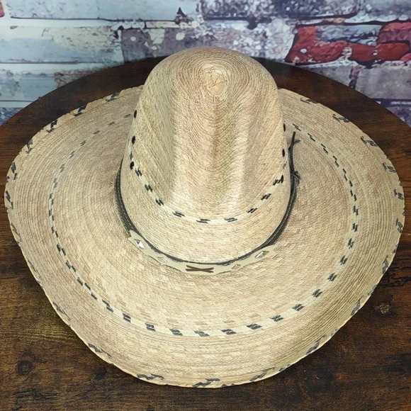 Sahuayo "Pecos" Woven Straw Hat - Picture 6 of 10